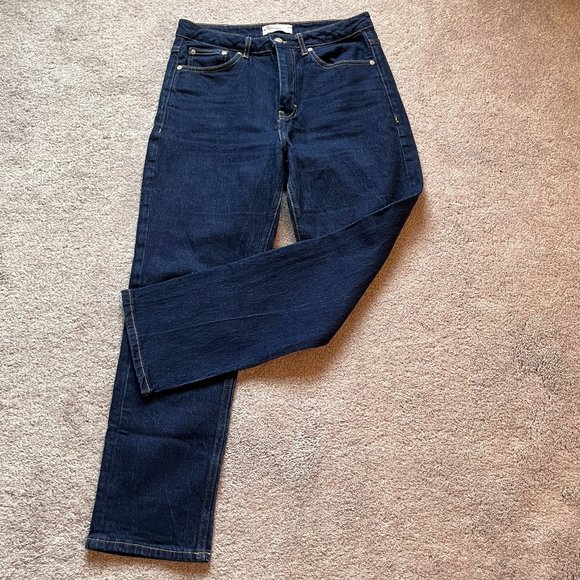 Mango Straight Leg High-waisted Jeans - Picture 2 of 10